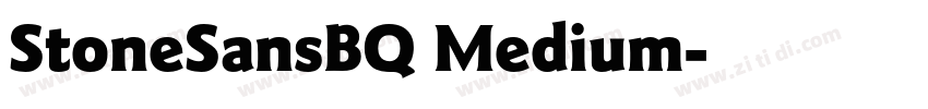 StoneSansBQ Medium字体转换 StoneSansBQ Medium字体转换